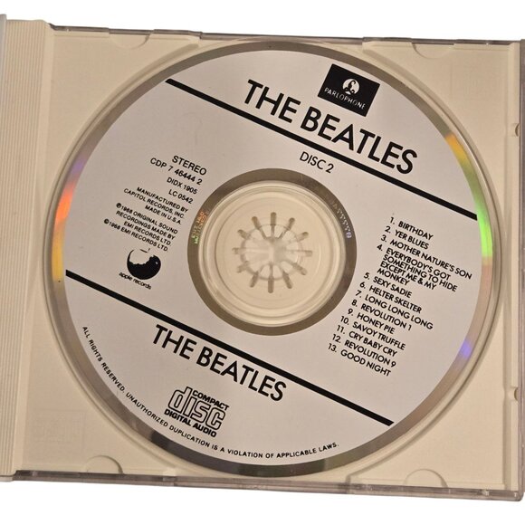 The Beatles White Album 2 CD Set Remastered Stereo - Picture 4 of 6